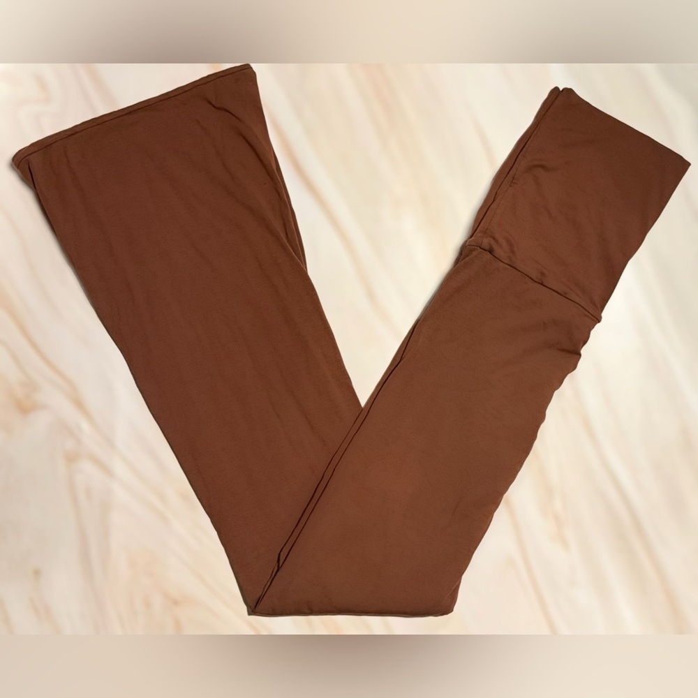 INDAH BODY || Sol Roll Band Lounge Pant in Cafe Brown - SZ 0 - Picture 5 of 5